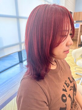 イーストハムアネーロ(EAST HAM anello) ブリーチカラー/カシスピンク