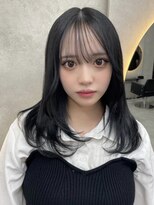 ルノン フィージュ(LUNON fieju)&nbsp;ブルーブラックカラー／レイヤーカット／製補修力ラ