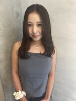 ペレ 梅田(PELE) 前髪/アンブレラカラー/こなれミディ/イメチェン/ウェーブパーマ