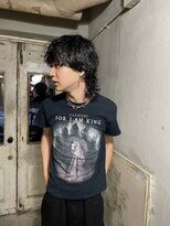 メンズウルフ×ニュアンスパーマ