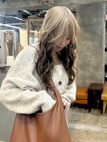 フリーラ 京都河原町三条店(freera)&nbsp;ミルクティー×ブラウン【roots color】