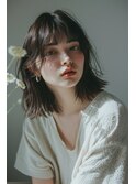 ボブレイヤー/シースルーバング/顔まわり//【lana hair 新宿】