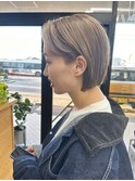 ベージュ ミニボブ|10代20代30代金沢