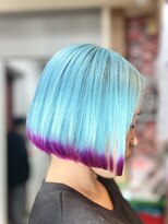 イエローコーン 横浜店(YELLOW CORN)&nbsp;スカイ【ダブルカラー/ケアブリーチ/派手髪/ハイトーン】