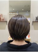 レディースハイライトメッシュショートボブ