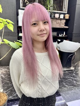 チュダック(ChuDuck) 韓国風《ペールピンク》ハイトーン/ケアブリーチ/ダブルカラー