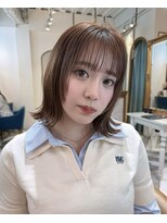 ロンドアベニール 北千住(Lond avenir)&nbsp;ミニウルフレイヤーカット顔周り前髪韓国ショートボブ/北千住