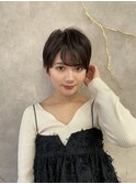 ♪ミニウルフレイヤーカット顔周り前髪韓国ショートボブ/池袋