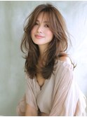 ☆ホワイトグレージュミニウルフデジタルパーマチェリーブラウン
