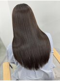 ロング美髪顔周りレイヤー韓国ヘアくびれヘア_momo0001