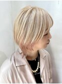 【ダブルカラー×マッシュウルフ】