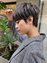 ソワネ 表参道(soigne)&nbsp;表参道大人ショートボブ顔周りレイヤーカットくびれショート30代