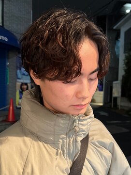 バイフィフス 原宿/表参道(by fifth) ラフにキマる無造作パーマのマッシュウルフスタイル