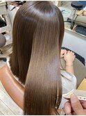 ミディアム×髪質改善ストレート