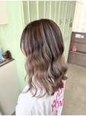 ☆バレイヤージュミルクティーベージュ☆【北川】