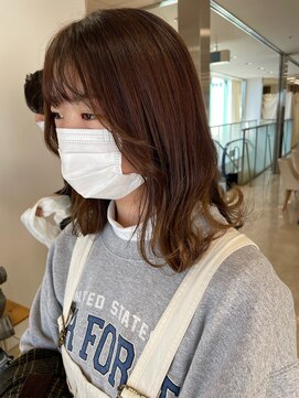 ケンジ 平塚ラスカ店(KENJE) ミディアムヘア/暗めカラー/グランマッシュ/平塚