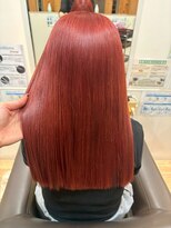 ヘアショップ エヌアンドエー 久喜菖蒲店(hair shop N&A)&nbsp;視線を集める、鮮やかなカッパーオレンジ◎艶髪ストレート