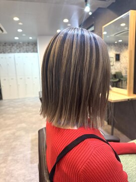 アグ ヘアー フィオ 南浦和店(Agu hair fio) コントラストバレイヤージュ　宮下　【南浦和】