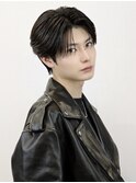 センターパート ニュアンスパーマ