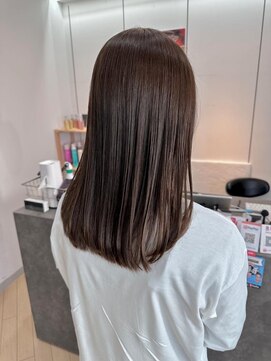 ユニ バイ マグ 長野店(Uni.by Mag) 透明感◎オリーブブラウン×ブリーチなし