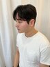 韓国風カット+ダウンパーマ