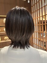 オーガニックトリコ 所沢(organic+tricot)&nbsp;40代50代◎夏カラー◎大人グレージュハイライト×ショートウルフ
