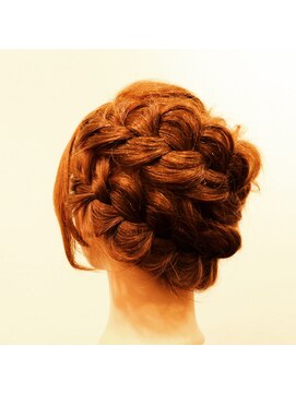 ヘアサロン ササヨシ(hair salon SASAYOSHI) 裏編み込みヘアアレンジ