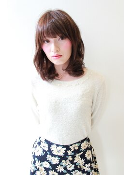 アルター(aL ter) ランダムパーマのしっとりミディアムパーマヘア