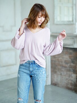 プリムワークス hair&nail Prime works 軽やかでフワッとミディvol.2