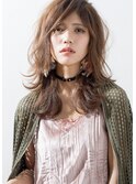 くしゃっと出来るウルフロング