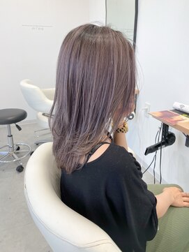 チェレ ロッソ 金剛店(Chere rosso) ピンクベージュ×バレイヤージュ×ピンクバイオレット