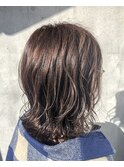 パープルベージュ×エアータッチ