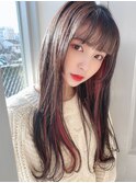 インナーハイライト×姫カット