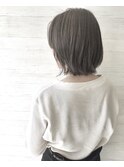 暗髪でも透明感たっぷり◎ラベンダーグレージュ