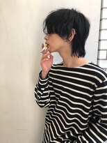 シン(syn) センターパートウルフ