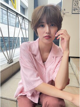 サロンドミルク 新百合ヶ丘店(salon de MiLK) ふわっと大人可愛いマッシュショート【新百合ヶ丘/ショート】