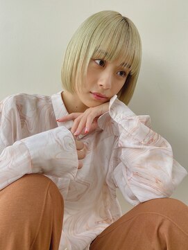 ピズム(PISM) ペールグリーン/顔まわりカット