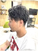 【NEVERLAND大在】ツイストパーマ☆ツーブロック☆男前スタイル