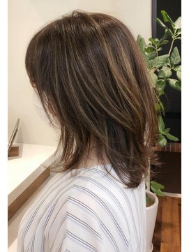 ネックス 表参道本店(nex) nex表参道 大人かわいい ハイライト 白髪ぼかし