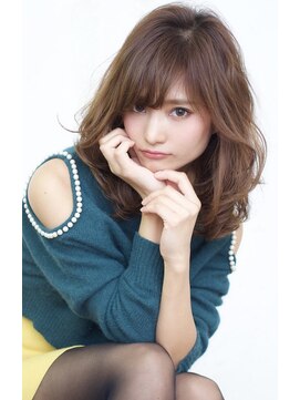 アール 北千住店(ar) くびれヘア/メルティーカラー 大人可愛い 大人女性ミディア