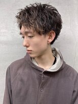 アップバング　ツイスパ　スパイキーショート　メンズ
