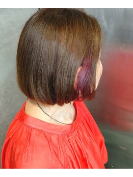 グランジュ 難波店(granze) ラベンダーピンクインナーカラー