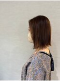 大人可愛い20代30代40代◎グレーベージュアッシュカラーボブ