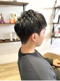 メンズツーブロック/ベリーショート
