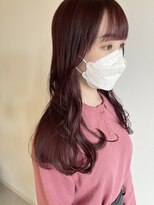 カリネバイフィエル(CALINER by Fier) 西梅田駅 / ◎ブリーチ無しチェリーピンクカラー◎