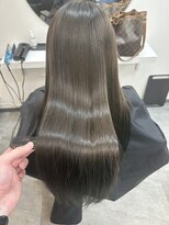 ミラ 銀座(MILA)&nbsp;縮毛矯正×オリーブカラー