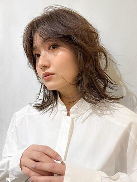 ミンクス 原宿店(MINX) 切りっぱなしボブ美髪ピンクブラウンベリーショート