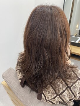 ラシル バイ レストプラス(racil by rest plus) ゆるふわパーマと柔らかカラー◎チョコレートブラウン