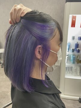 セレーネヘアーレイズ 梅田店(Selene hair Raise) blue × lavender