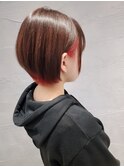 インナーカラー赤